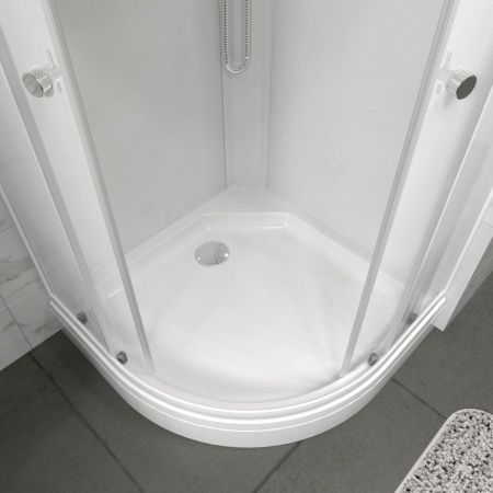 Душевая кабина Тритон Лайт 100*100 А низкий поддон, стекло градиент, сифон D 90 мм