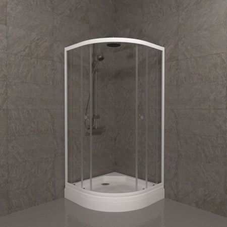 Душевое ограждение Тритон Ультра 80*80 А низкий поддон, сифон D90