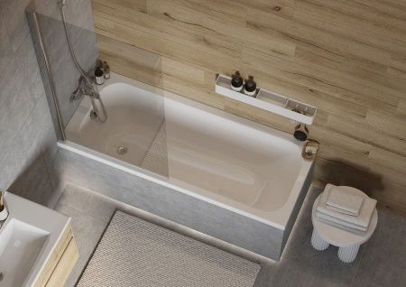 Ванна акриловая прямоугольная Сантек Ламма 160Х70 1WH501767 белая