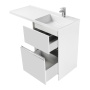 Акватон. Тумба-умывальник "Лондри 60" 1A235901LH010 с правой раковиной Лондри 120 белая Акватон. Тумба-умывальник "Лондри 60" 1A235901LH010 с правой раковиной Лондри 120 белая