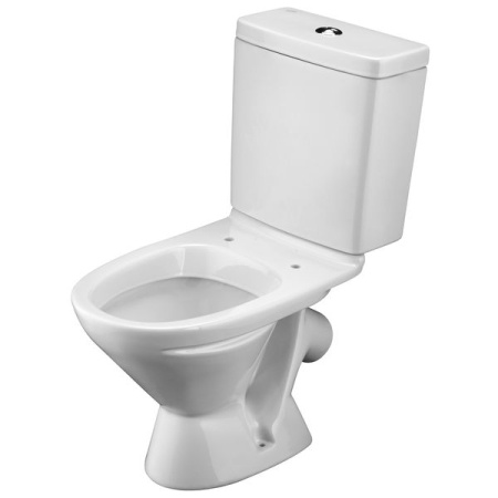 Santek. Унитаз-компакт "Лига", 1WH302197 косой выпуск, двухрежимная арматура, сиденье полипропилен