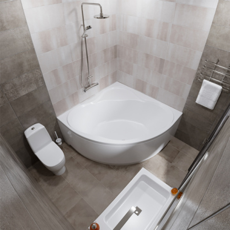 Ванна угловая акриловая Тритон Грация 140