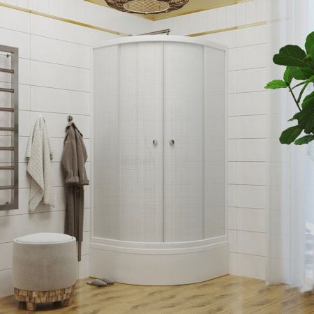 Душевое ограждение Тритон Лён 90*90 В средний поддон, сифон D50