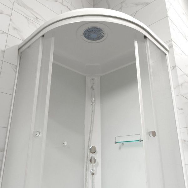 Угловая душевая кабина 90х90 Тритон Вельвет 90*90 высокий поддон, с сифоном D50