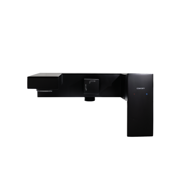 Смеситель для ванны Comforty FE045H1-CMT картридж 35 мм, черный матовый