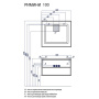 Тумба-умывальник Акватон Римини 100 1A232801RN010 белый глянец, с раковиной Айрис 1000