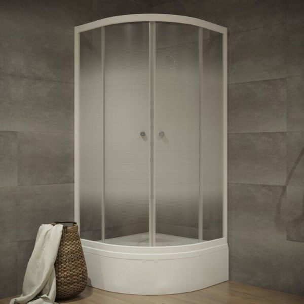 Душевое ограждение Тритон Лайт 90*90 В, средний поддон, сифон D50 Душевое ограждение Тритон Лайт 90*90 В, средний поддон, сифон D50