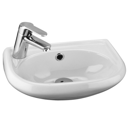 Santek. Умывальник Бриз-40 (Л) 1WH110442 с одним отверстием, без постамента