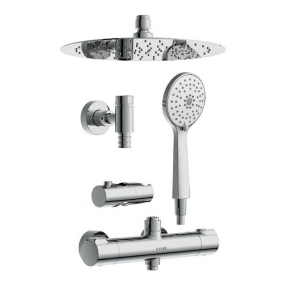 Душевая система с термостатом Cersanit Odra 64528 душ 3 режима, шланг 150 мм