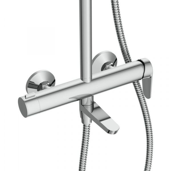 Душевая система c изливом Cersanit Lara 68143, 3 режима, шланг 180 мм, хром