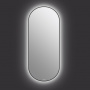 Зеркало Cersanit Eclipse smart 50*122 с подсветкой овальное черная рамка 64151
