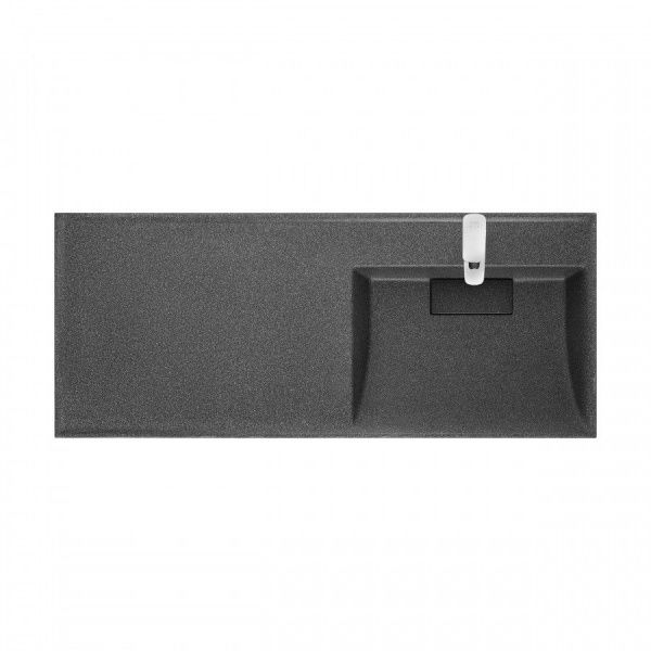 Раковина под стиральную машину Акватон Лондри-1200 правая графит 1A72243KLH21R