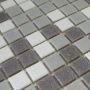 Elada Mosaic. Мозаика MC131 (327*327*4мм) бело-серый микс