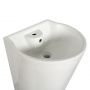 Напольная раковина с пьедесталом моноблок Comforty 192 белая