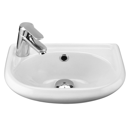 Santek. Умывальник Бриз-40 (Л) 1WH110442 с одним отверстием, без постамента