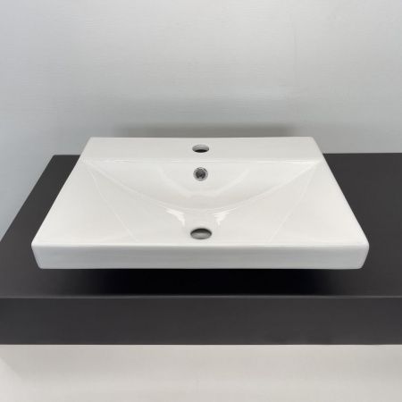 Накладная мебельная раковина 50 см Comforty CF19696BX-50 фарфор, белая