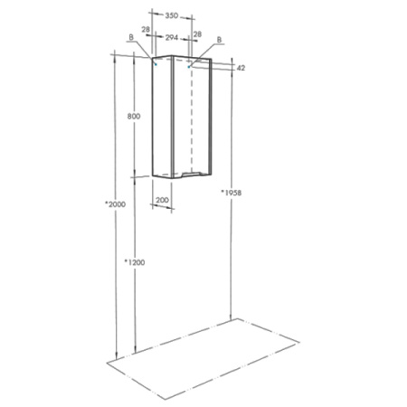 Модуль подвесной Акватон Оливия Бежевый/Дуб Веллингтон левый 1A254703OLVGL
