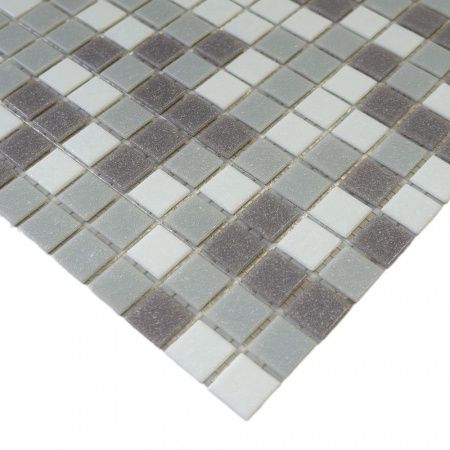 Elada Mosaic. Мозаика MC131 (327*327*4мм) бело-серый микс