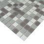 Elada Mosaic. Мозаика MC131 (327*327*4мм) бело-серый микс