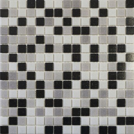Elada Mosaic. Мозаика MC130 (327*327*4мм) тёмно-серый микс