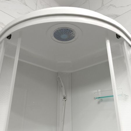 Душевая кабина Тритон Лайт 100*100 А низкий поддон, стекло градиент, сифон D 90 мм