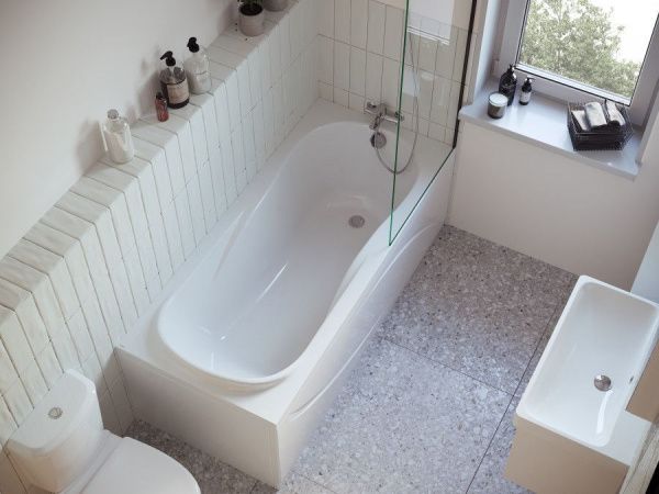 Прямоугольная акриловая ванна Сантек Каледония 170*75 1WH302391