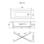 Прямоугольная акриловая ванна Тритон Аура 170x70 Щ0000042101