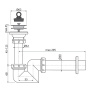 Сифон для умывальника d 40 мм с нержавеющей решеткой d 63 мм AlcaPlast A412-DN40 
