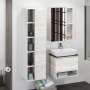 Comforty. Зеркало-шкаф "Прага-60" дуб белый Comforty. Зеркало-шкаф "Прага-60" дуб белый
