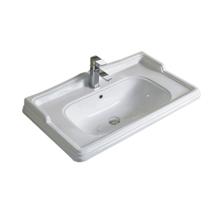 Comforty. Тумба-умывальник "Монако-80-1" белый глянец с раковиной Comforty 3380