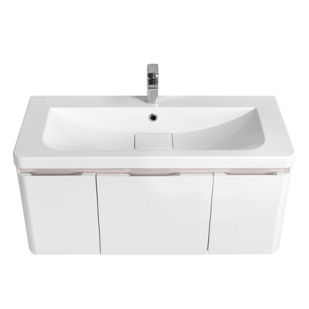 Акватон. Тумба-умывальник Шерилл 105 1A206301SH010 белый с раковиной Шерилл 105 1A71323KSH010