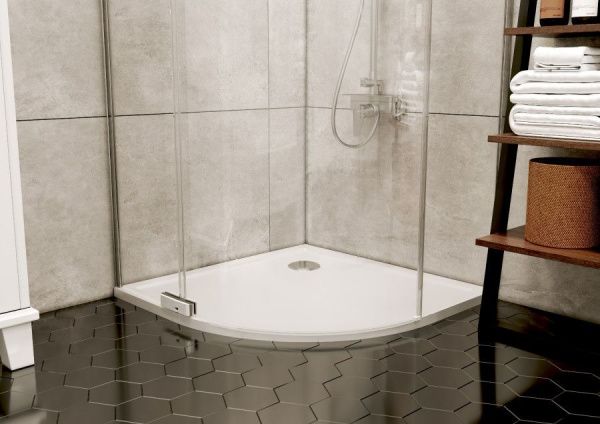 Душевой поддон четверть круга Акватон Калифорния 100*100 белый Душевой поддон четверть круга Акватон Калифорния 100*100 белый