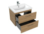 Тумба под раковину подвесная Cersanit LARA 60 для COMO 60 орех 64134