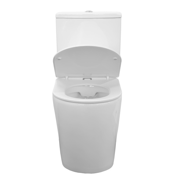 Унитаз-компакт Comforty CF41253S тонкое сиденье дюропласт с микролифтом, универсальный выпуск