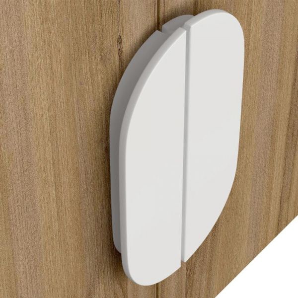 Тумба под раковину подвесная Cersanit Como 50, 69340, орех