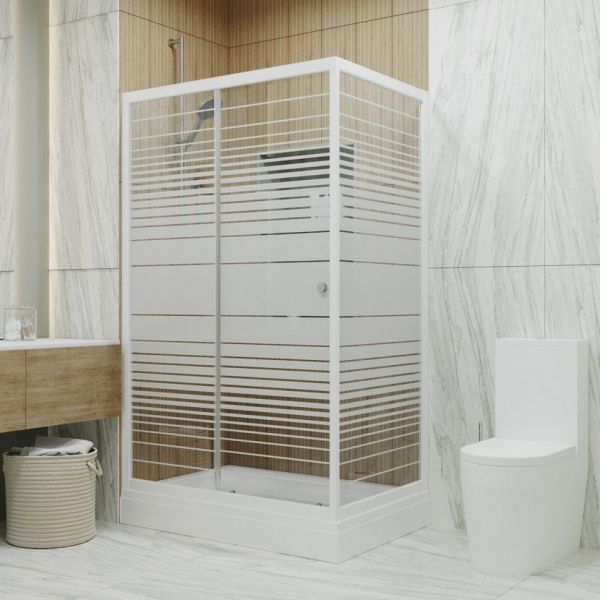 Душевое ограждение Тритон Фьюжн Полосы 120*80 А прямоугольный низкий поддон Душевое ограждение Тритон Фьюжн Полосы 120*80 А прямоугольный низкий поддон