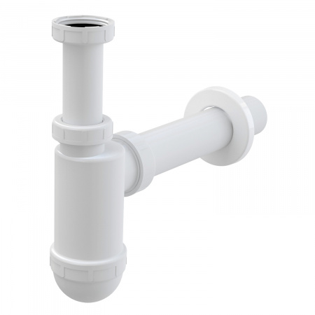 Сифон для умывальника с накидной гайкой 5/4" AlcaPlast A43, d 40 мм