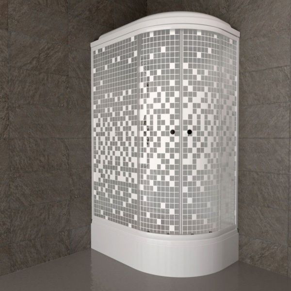 Душевая кабина Тритон Коралл 120*80 В левый угол, средний поддон, сифон D50