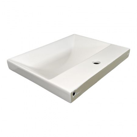 Накладная мебельная раковина 50 см Comforty CF19696BX-50 фарфор, белая