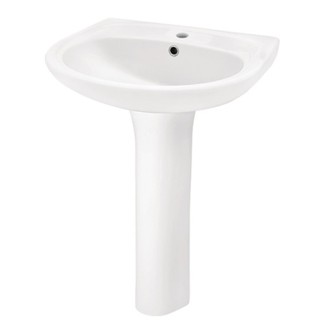 Santek. Умывальник Анимо-55 с одним отверстием с постаментом "Анимо"