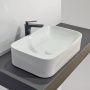 Накладная прямоугольная раковина 61 см Comforty 78575-60 белая Накладная прямоугольная раковина 61 см Comforty 78575-60 белая