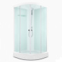 Душевая кабина Domani-Spa Delight Slim 99 900*900*2180 низкий поддон, белая стеклянная задняя панель, сатин матированное стекло, без электрики Душевая кабина Domani-Spa Delight Slim 99 900*900*2180 низкий поддон, белая стеклянная задняя панель, сатин матированное стекло, без электрики