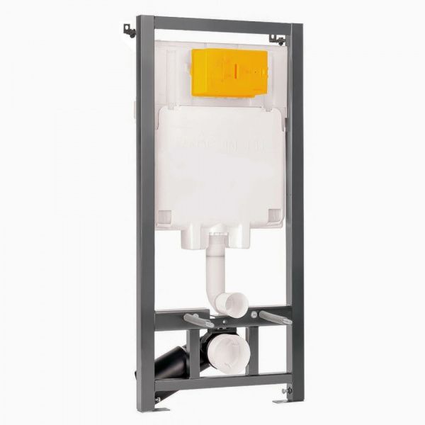 Готовый комплект: унитаз подвесной безободковый Гэлакси + инсталляция Оли + кнопка Оли Глоуб хром глянец