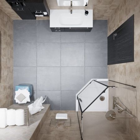 Душевое ограждение Тритон Дека-Блэк 90х90, пятиугольное, низкий поддон, сифон D90 мм