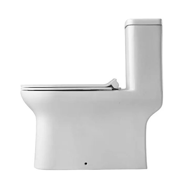 Унитаз моноблок Comforty CF3C6329P горизонтальный выпуск, сиденье дюропласт с микролифтом тонкое, двухрежимный