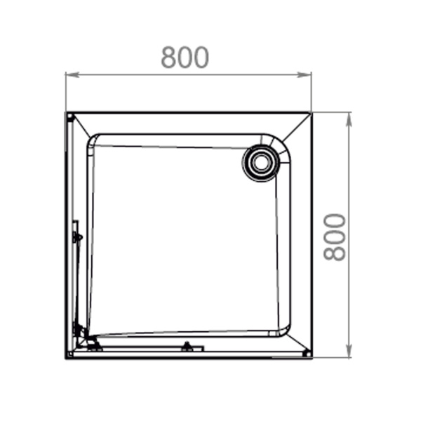 Поддон низкий акриловый Domani-Spa Cube 88 c рамой и экраном 800*800 Поддон низкий акриловый Domani-Spa Cube 88 c рамой и экраном 800*800