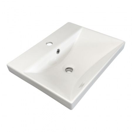 Накладная мебельная раковина 50 см Comforty CF19696BX-50 фарфор, белая