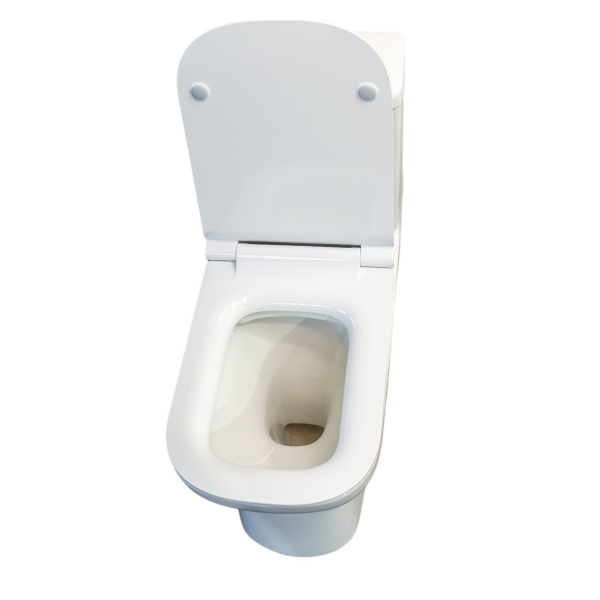 Унитаз моноблок Comforty CF3C6328P горизонтальный выпуск, сиденье дюропласт с микролифтом тонкое, двухрежимный