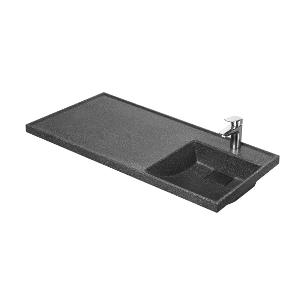 Раковина Акватон Лондри-1050 правая графит 1A72223KLH21R