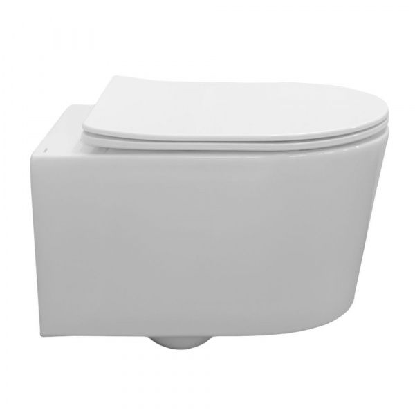 Готовый комплект Comforty 00-00022734CF: унитаз подвесной безободковый CF40513R + инсталляция CF3GT1900-10BL с черной матовой клавишей Готовый комплект Comforty 00-00022734CF: унитаз подвесной безободковый CF40513R + инсталляция CF3GT1900-10BL с черной матовой клавишей